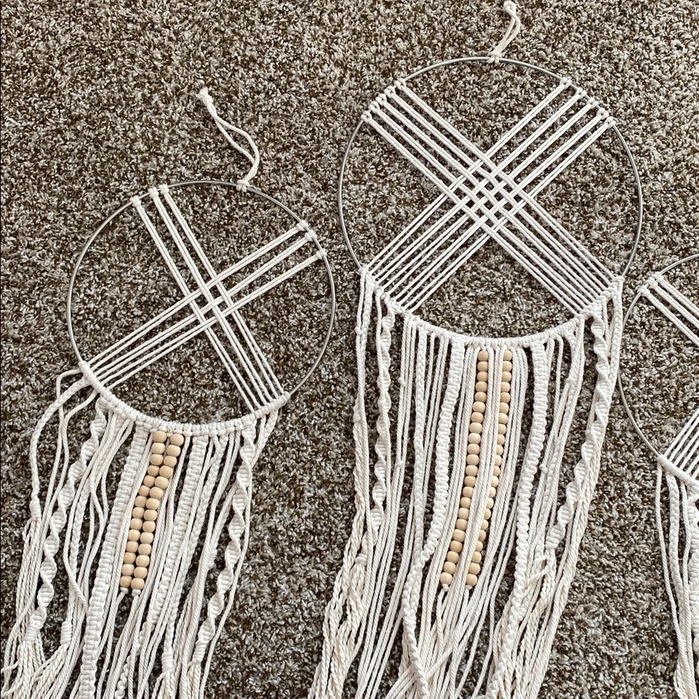 Bohemian Cream Dreamcatcher Set